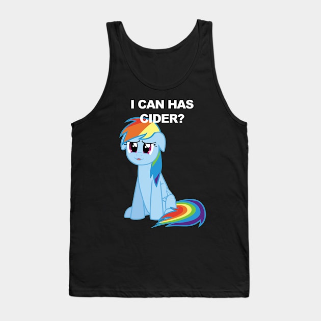 I Can Has Cider? Tank Top by Pegajen
